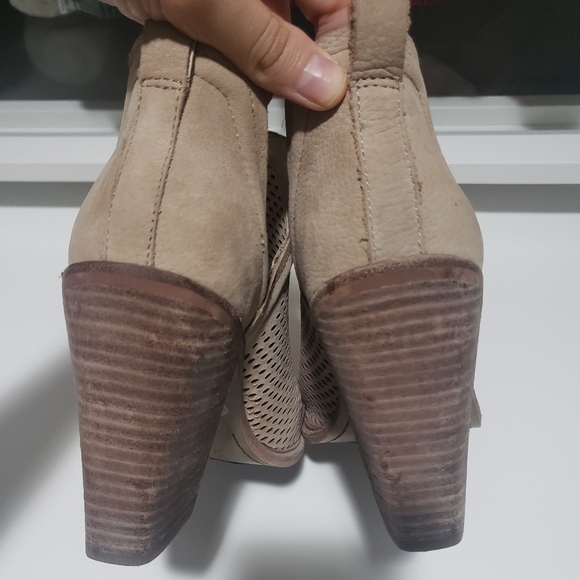 Vince Camuto Open Toe Booties - Picture 3 of 6